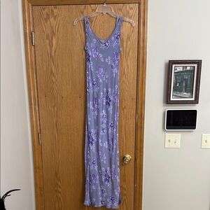 Laundry By Shelli Segal Gray and Purple Dress